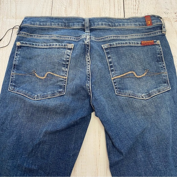 7 For All Mankind Dark Blue Denim Jeans size 30 - Picture 7 of 10